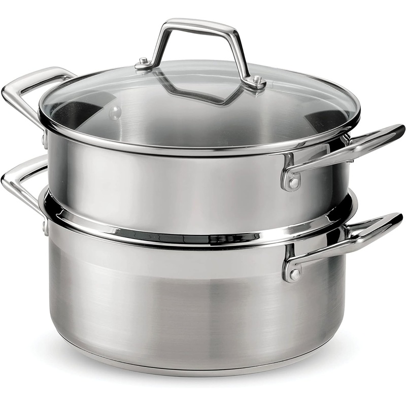 Tramontina Steamer Set Stainless Steel Induction-Ready 5 Quart, 80120/523DS