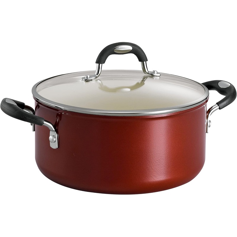 Tramontina Style 01 Covered Dutch Oven Ceramica 5-Quart Metallic Copper, 80110/050DS