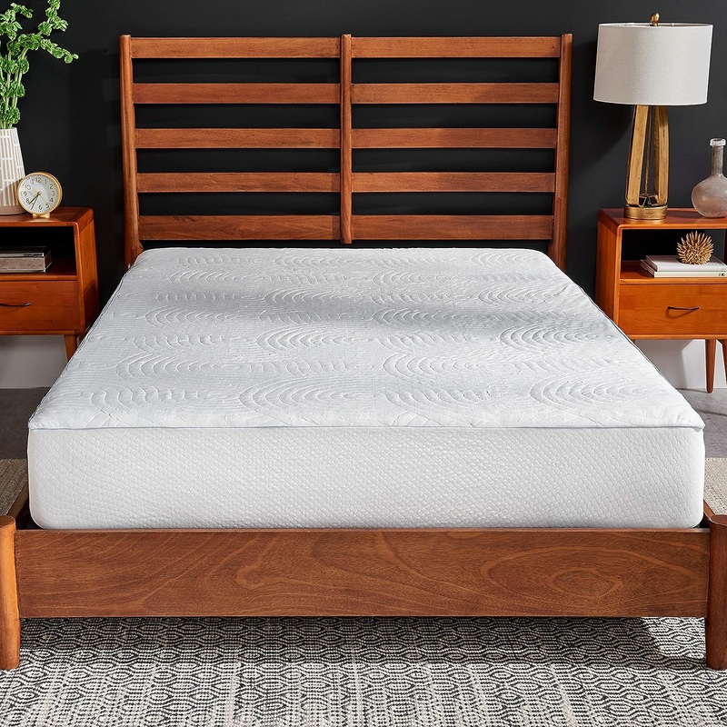 Tempur-Pedic Cool Luxury Mattress Protector, California King, White