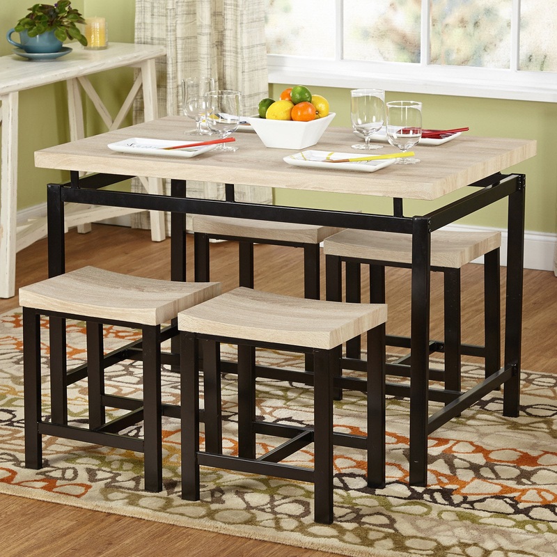 TMS 5-Piece Bowery Dining Set, Natural