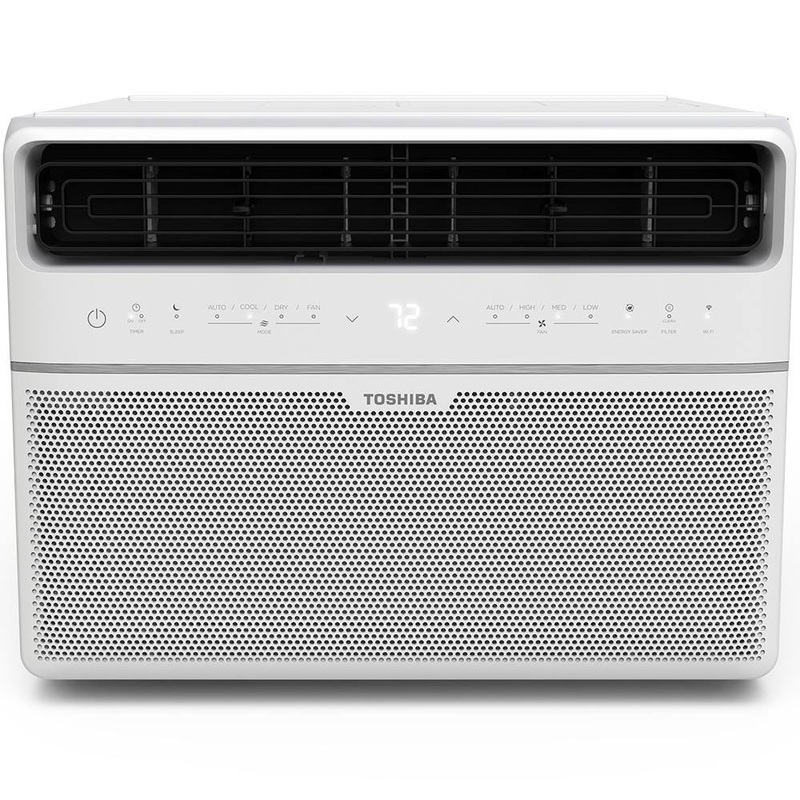 Toshiba WK1213CWRU 12,000 BTU 115-Volt Smart Wi-Fi Touch Control Window Air Conditioner with Remote for upto 550 sq. ft.
