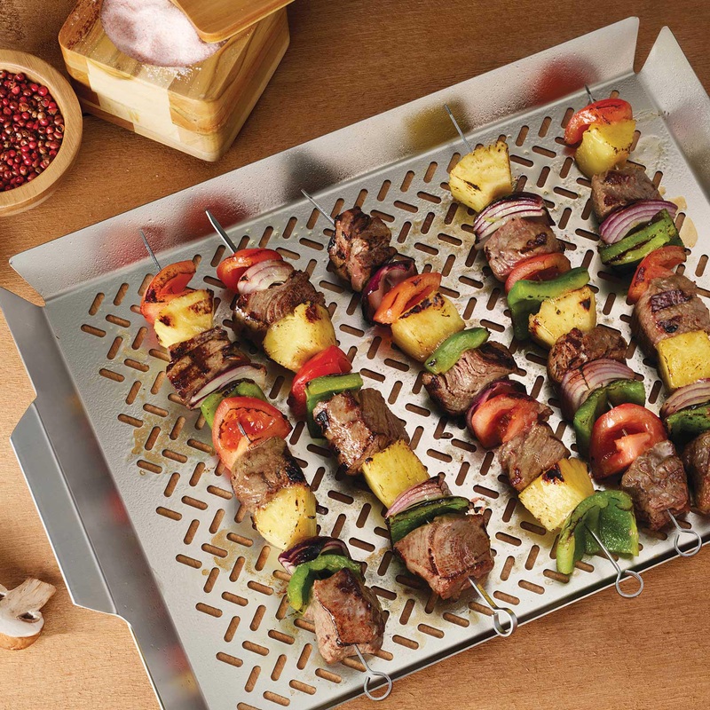 Tramontina Outdoor Roasting Grill Pan Set 2 Pc