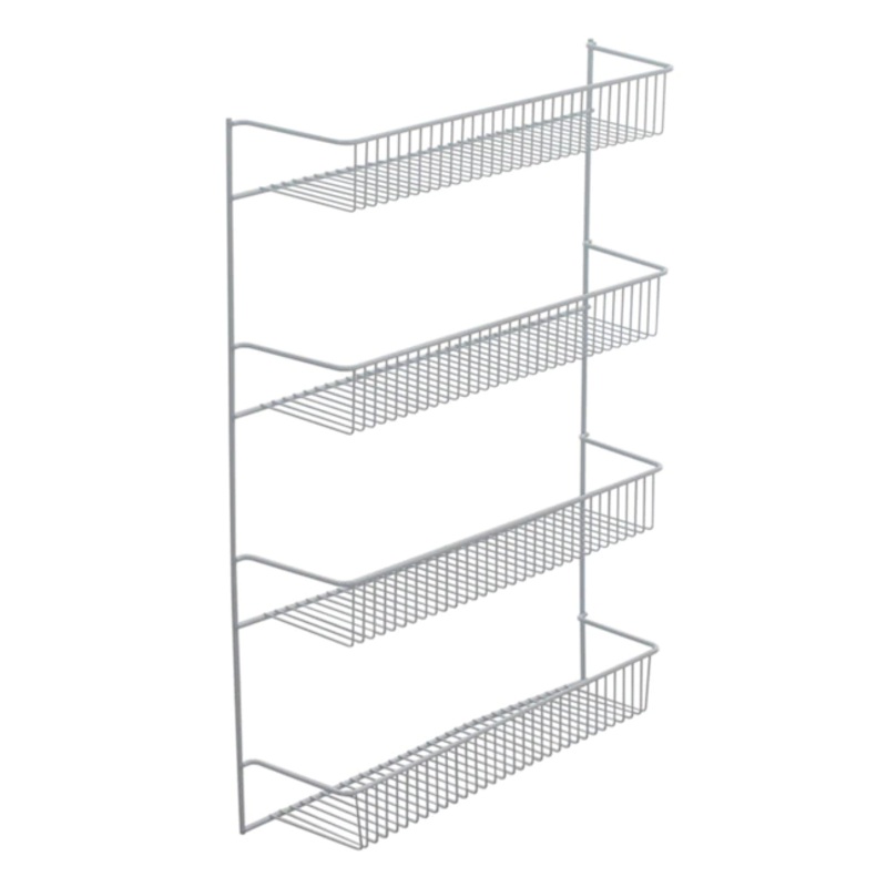 Style Selections  18.7-in W x 25.8-in H 4-Tier Door/Wall Mount Metal Cabinet Door Mounting Kit