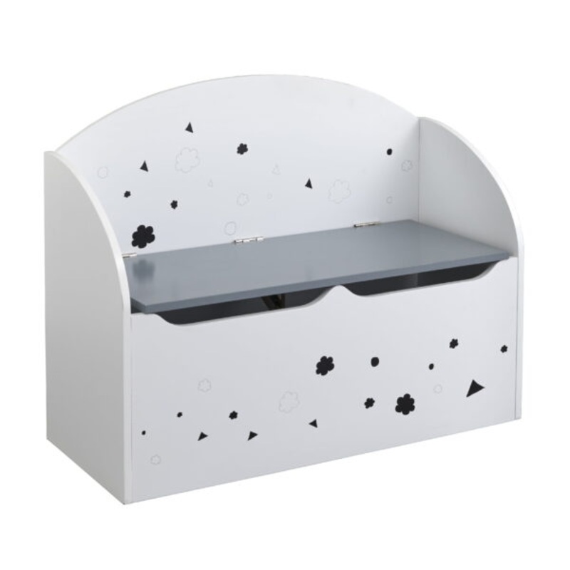 Talori Toy Box  White/Gray
