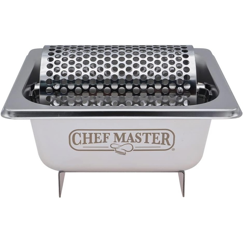 Stainless Steel Butter Spreader Wheel | Spreads Butter Evenly | By Chef Master, Model 90244 | Holds 3 Sticks of Butter | Reduces Waste and Mess