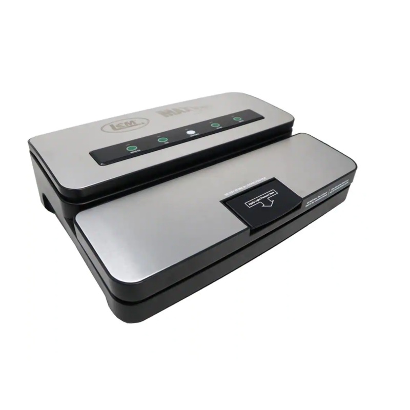 Stainless Steel Vacuum Sealer with Bag Cutter and Holder