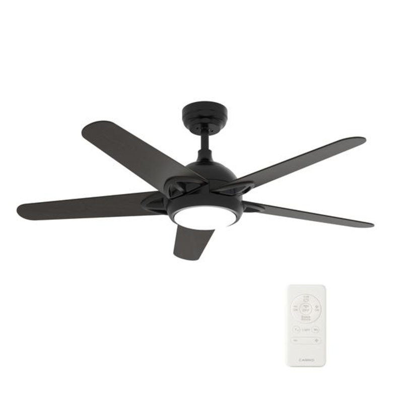 Solasta 52 Smart Ceiling Fan with Remote, Light Kit Included, Works with Google Assistant, Amazon Alexa, and Siri Shortcuts.