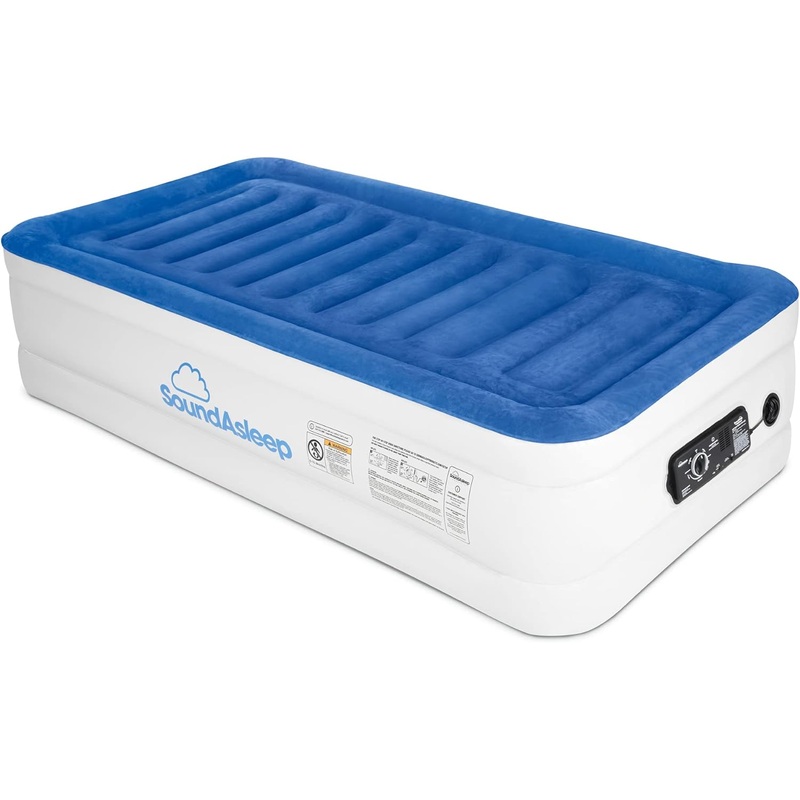 SoundAsleep Products SoundAsleep CloudNine Series Air Mattress with Dual Smart Pump Technology Twin Size