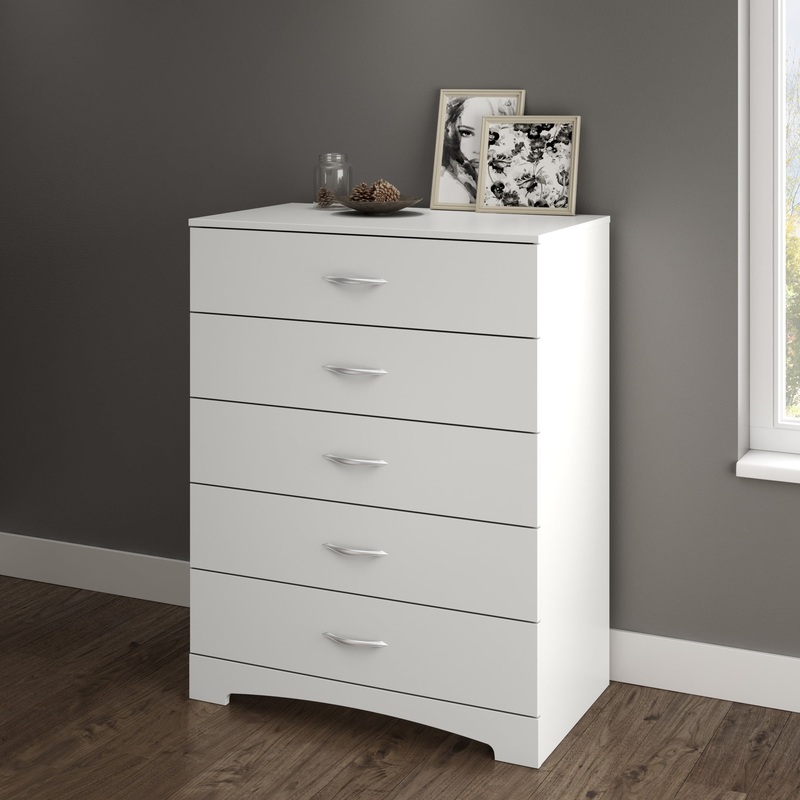 South Shore SoHo 5  Drawer Chest, White