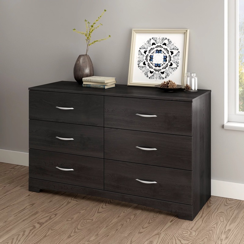South Shore SoHo 6-Drawer Double Dresser, Multiple Finishes