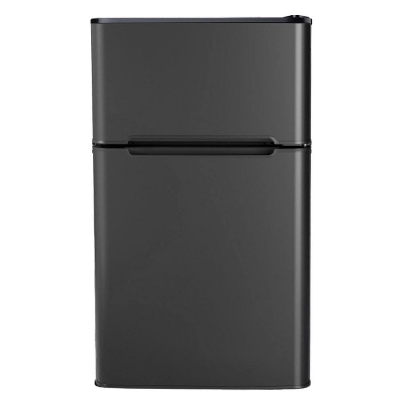 SIMZLIFE RF-H-HD 20 in. 3.2 cu. ft. Mini Refrigerator in Black with Compact Freezer, 7 Temperature Control, Low Noise, 3D Cooling