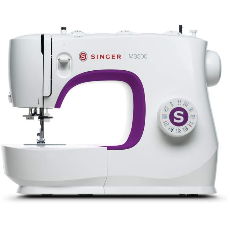 SINGER | M3500 Sewing Machine With Accessory Kit & Foot Pedal  110 Stitch Applications  Simple & Great for Beginners