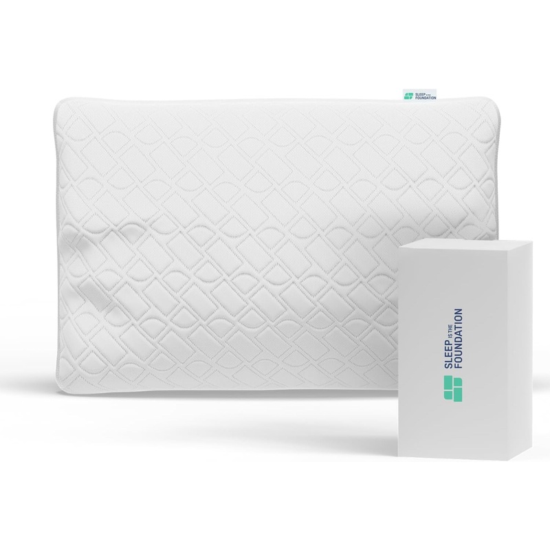 SLEEP IS THE FOUNDATION Gel Memory Foam Pillow for Sleeping  Adjustable & Cooling Pillow for Side Sleepers and All Sleeping Positions  King Size Pillow