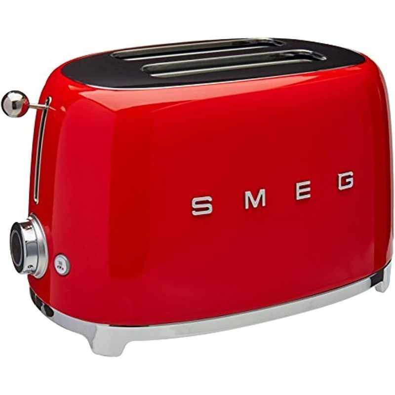SMEG 2 Slice Retro Toaster (Red)