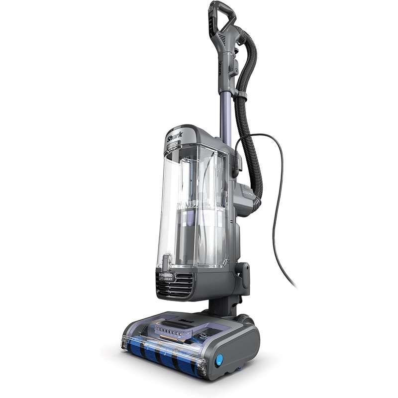 Shark AZ2001AMZ Vertex DuoClean PowerFins Upright Vacuum, with Powered Lift-Away & Self-Cleaning Brushroll, Dark Lilac, 1 qt Dust Cup