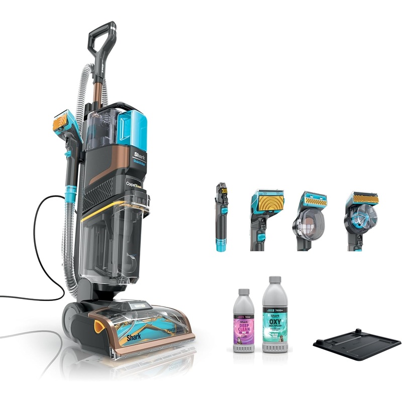Shark CarpetXpert HairPro with StainStriker, Upright Carpet, Area Rug & Upholstery Cleaner, Perfect for Pets & Hair Removal, Carpet Shampooer, 4 Cleaning Tools, Pet Cleaning Solution, Copper, EX301