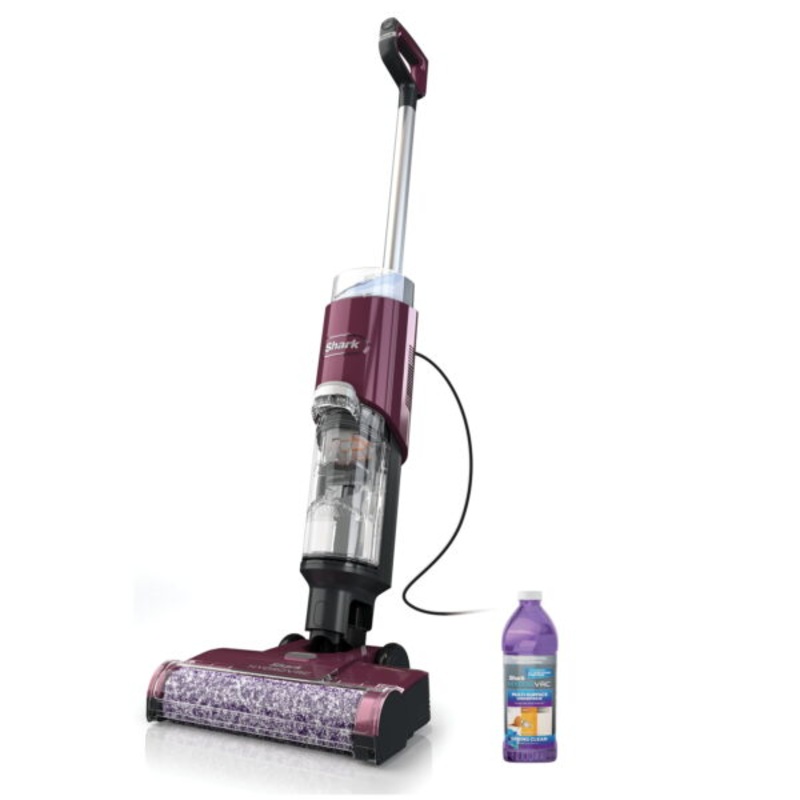 Shark HydroVac 3in1 Vacuum, Mop & Self-Cleaning Corded System, with antimicrobial brushroll* & multi-surface cleaning solution, perfect for Hardwood, Tile, Marble, Laminate & Area Rugs, WD100
