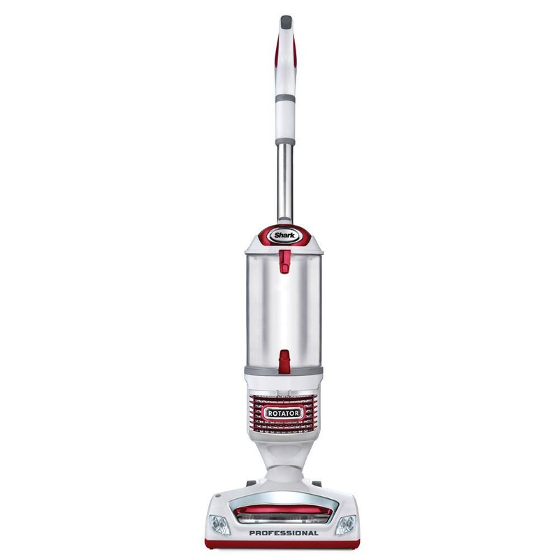 Shark NV501 Rotator Professional Lift-Away Bagless Corded HEPA Filter Upright Vacuum with XL Dust Cup in White  NV501