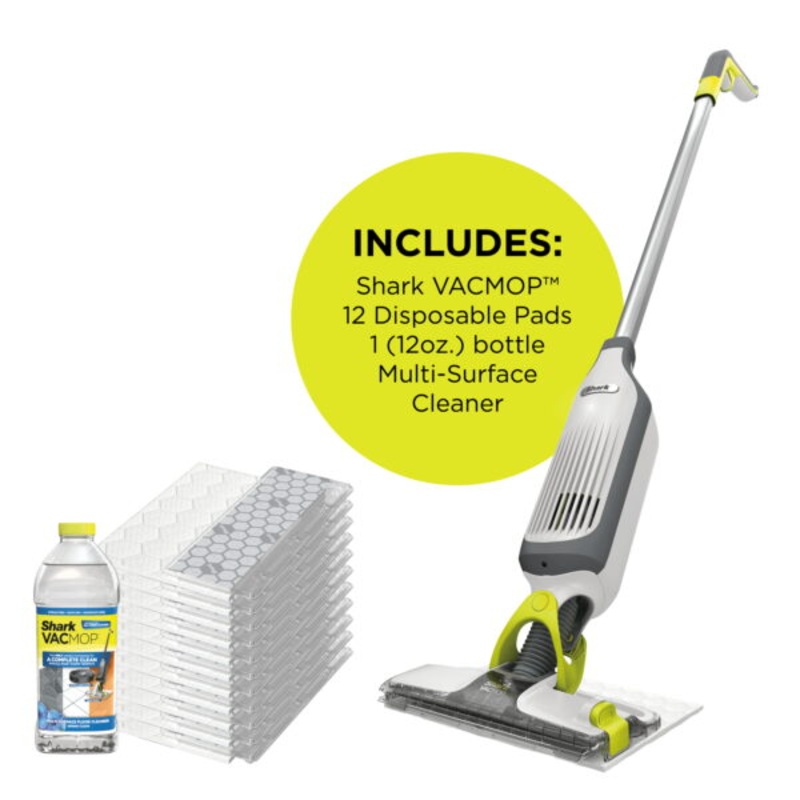 Shark VACMOP Cordless Hard Floor Vacuum Mop with Disposable VACMOP Pad VM200P12