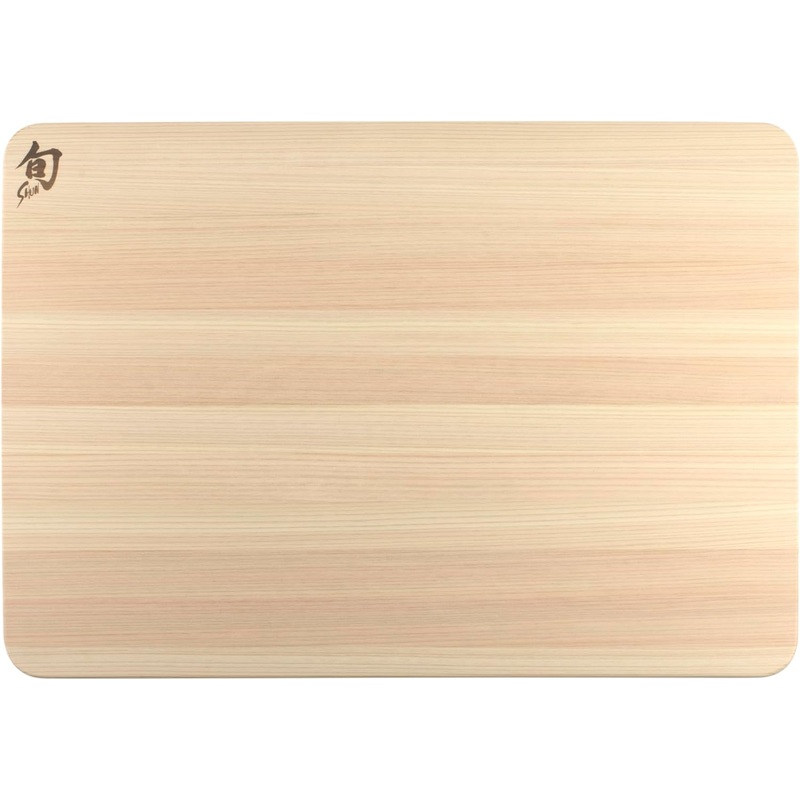 Shun Cutlery Extra Large Hinoki Cutting Board with Juice Groove, 20 x 14 Large Wood Cutting Board, Medium-Soft Wood Preserves Knife Edges, Authentic, Japanese Kitchen Cutting Board