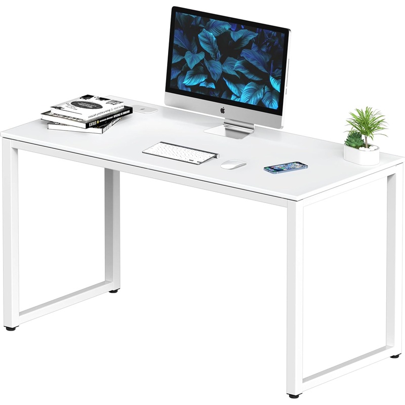 SHW 48 Home Office Computer Desk, 24 Deep, White