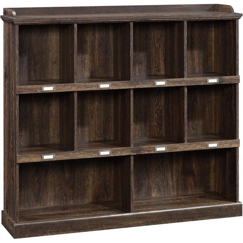 Sauder Barrister Lane Bookcase/ Book Shelf, Iron Oak finish