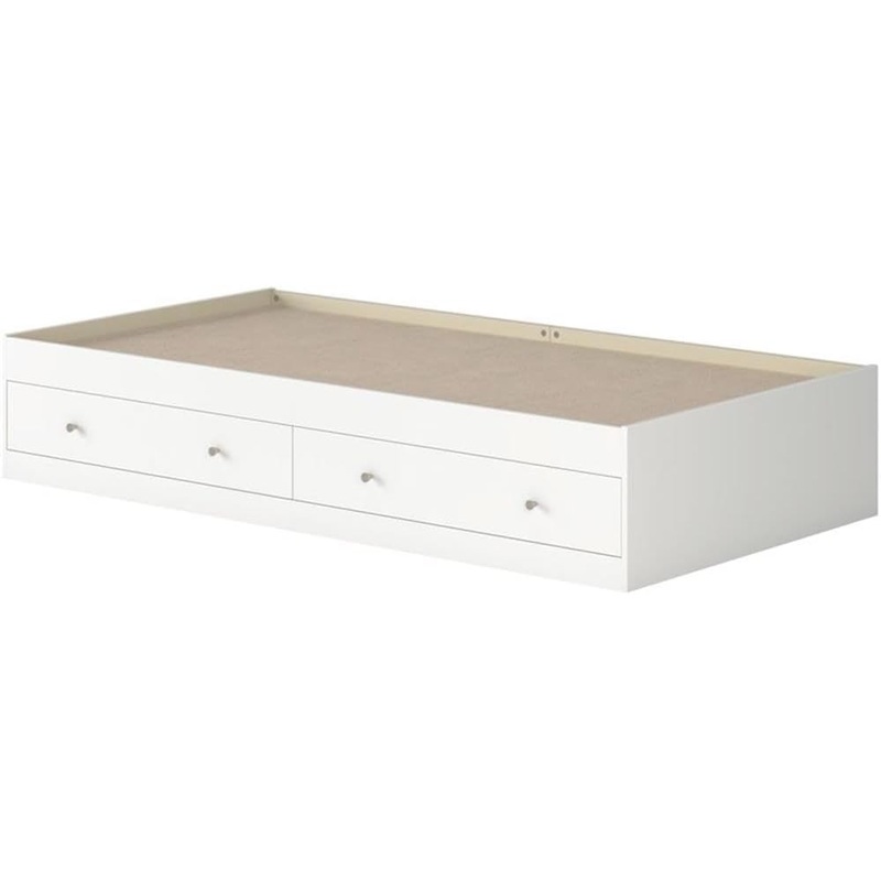 Sauder Cottage Road Twin Mates Bed, in a White Finish