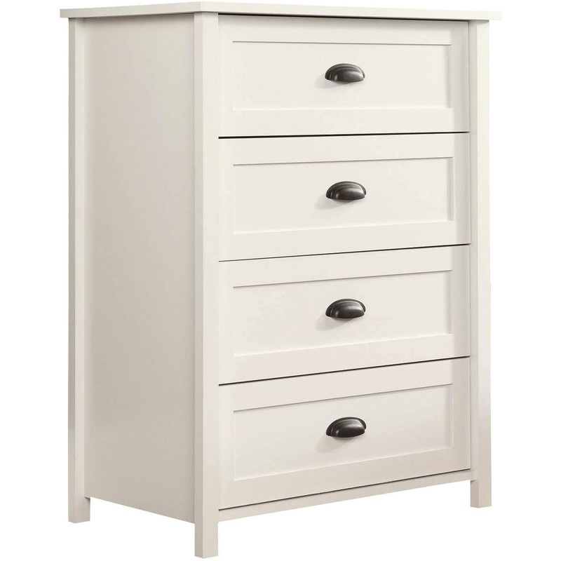 Sauder County Line 4-Drawer Chest (Soft White finish)