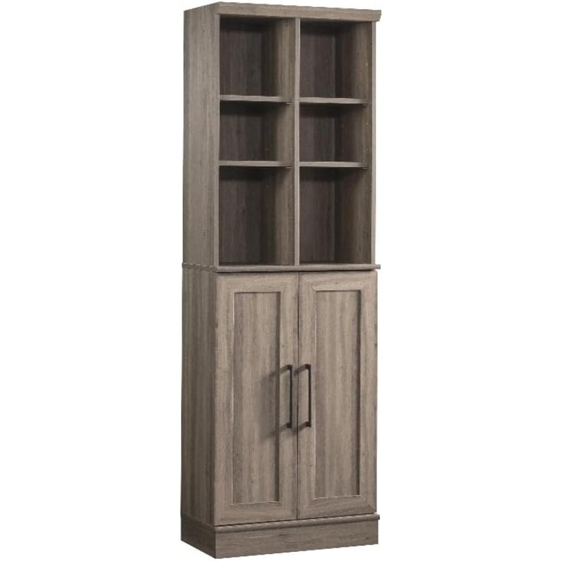 Sauder Homeplus Engineered Wood Storage Cabinet in Salt Oak Finish