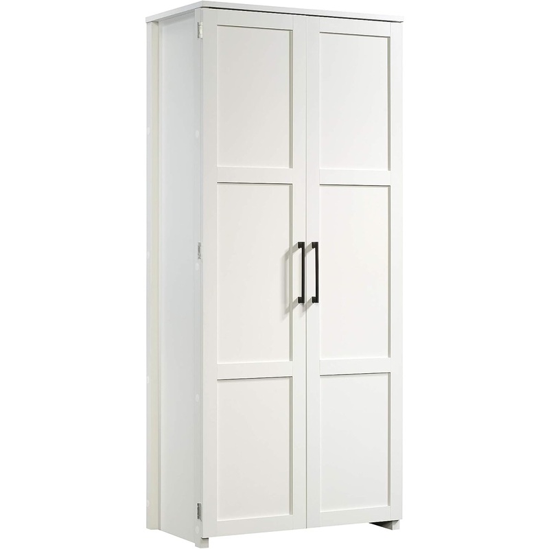 Sauder HomePlus Storage Pantry cabinets, L: 30.71 x W: 17.21 x H: 68.82, White finish