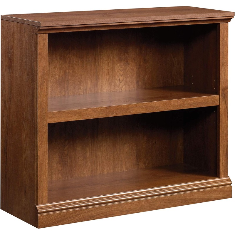 Sauder Miscellaneous Storage 2-Shelf Bookcase/ Book shelf, Oiled Oak finish