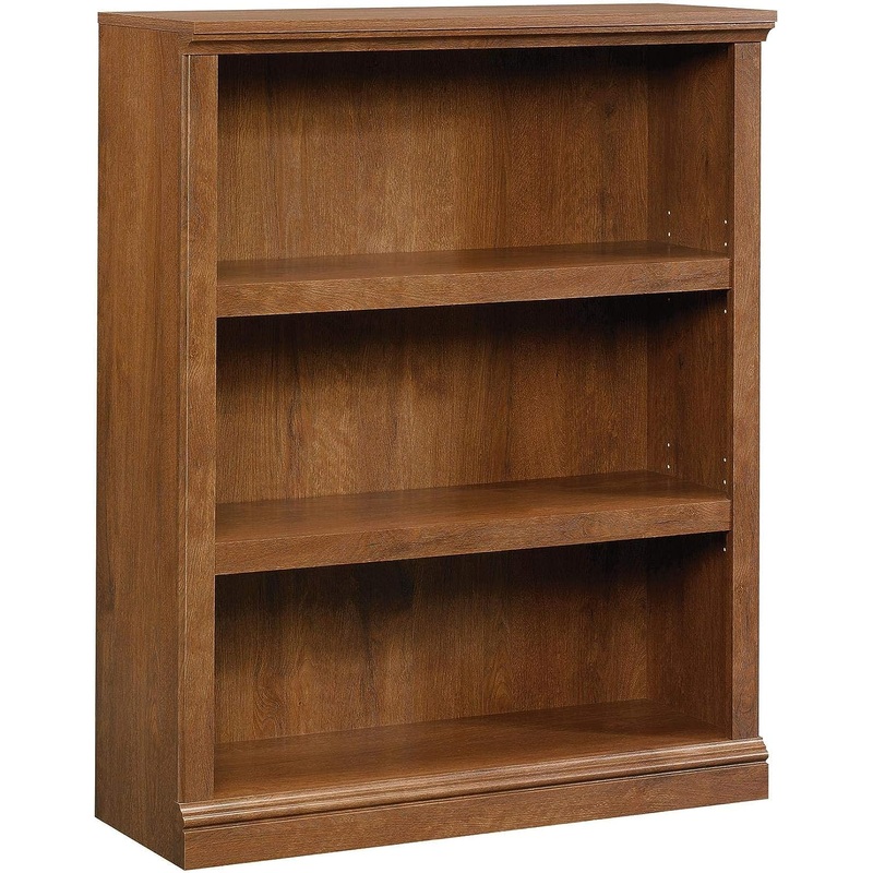 Sauder Miscellaneous Storage 3-Shelf Bookcase/ Book shelf, Oiled Oak finish
