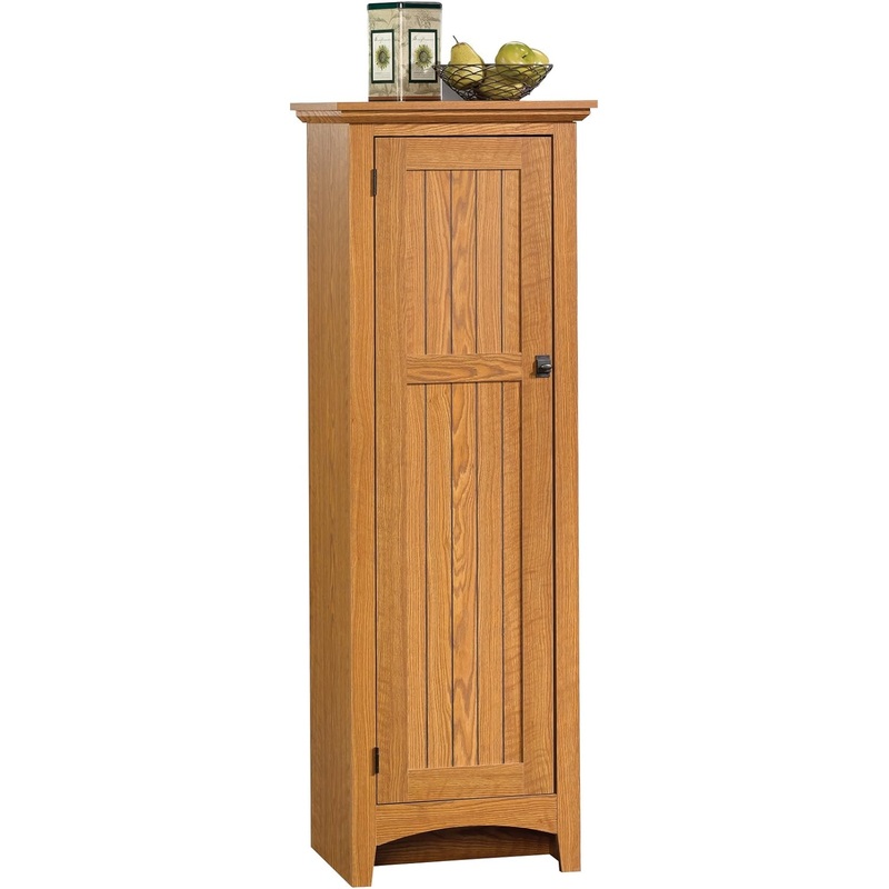 Sauder Summer Home Pantry, Carolina Oak finish