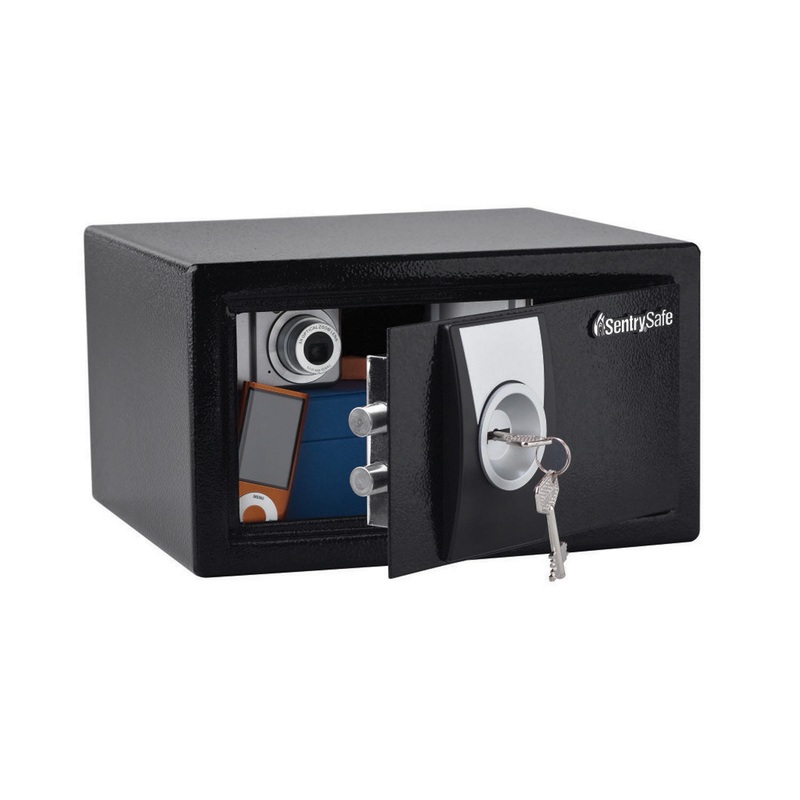 SentrySafe  Security Safe, Key Lock  .3 Cubic Feet, Black