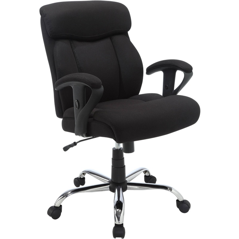 Serta Big & Tall Fabric Manager Office Chair, Supports up to 300 lbs, Black
