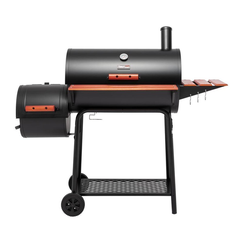 Royal Gourmet CC1830WCR Barrel Charcoal Grill 811 sq. in . Black with Cover Bundle