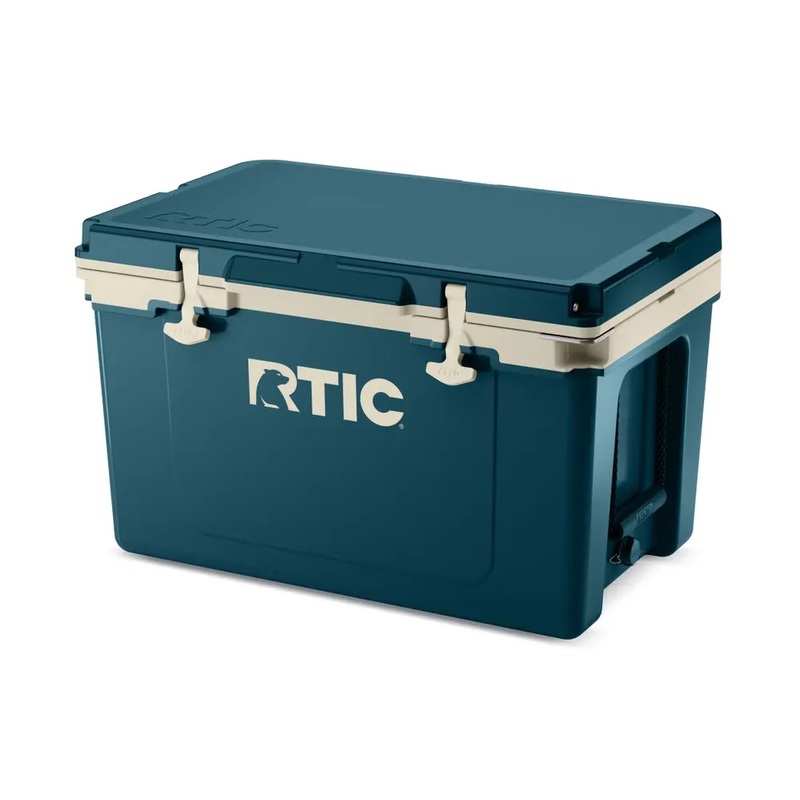 RTIC 52 QT Ultra-Light Hard-Sided Ice Chest Cooler, Fits 76 Cans, Marine/Canvas