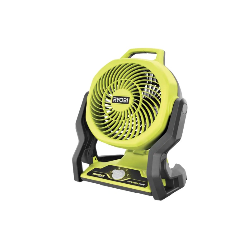 RYOBI PCL811B ONE+ 18V Cordless Hybrid WHISPER SERIES 7-1/2 in. Fan (Tool Only)