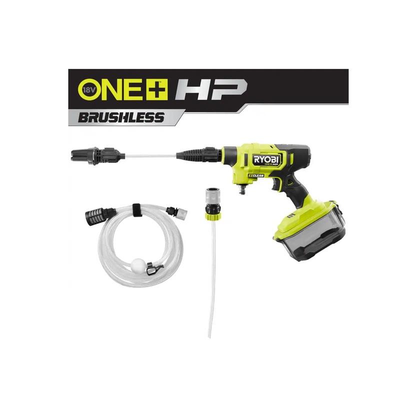 RYOBI RY121850VNM ONE+ HP 18V Brushless EZClean 600 PSI 0.7 GPM Cordless Cold Water Power Cleaner (Tool Only)