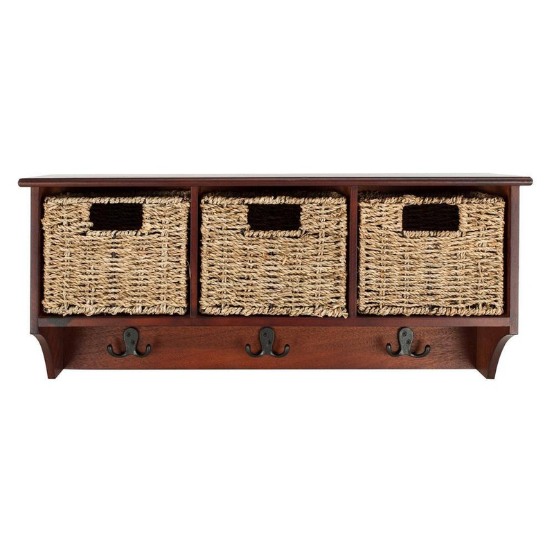 SAFAVIEH HAC5700B Finley Cherry Coat Rack with Storage