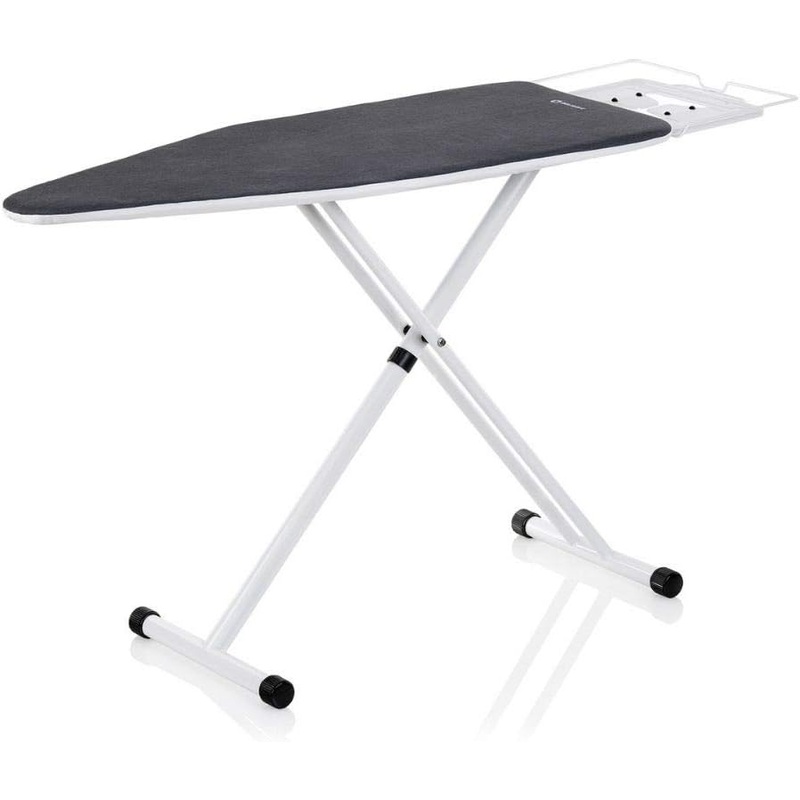 Reliable 120IB Home Ironing Board  Made in Italy Portable Ironing Board with Vera Foam Memory Foam Cover Pad, 7 Step Height Adjustment and Heavy-Duty Tube Frame Construction with Strong Iron Rest