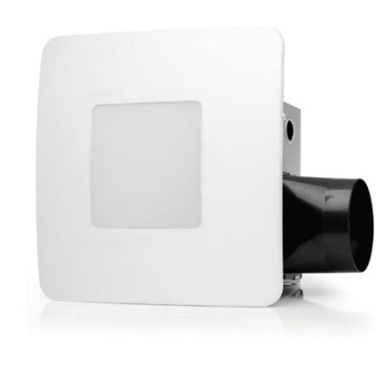 ReVent RVL150 150 CFM Ceiling/Wall Mount Easy Roomside Installation Bathroom/Bath Exhaust Fan w/ Adjustable LED Lighting, ENERGY STAR
