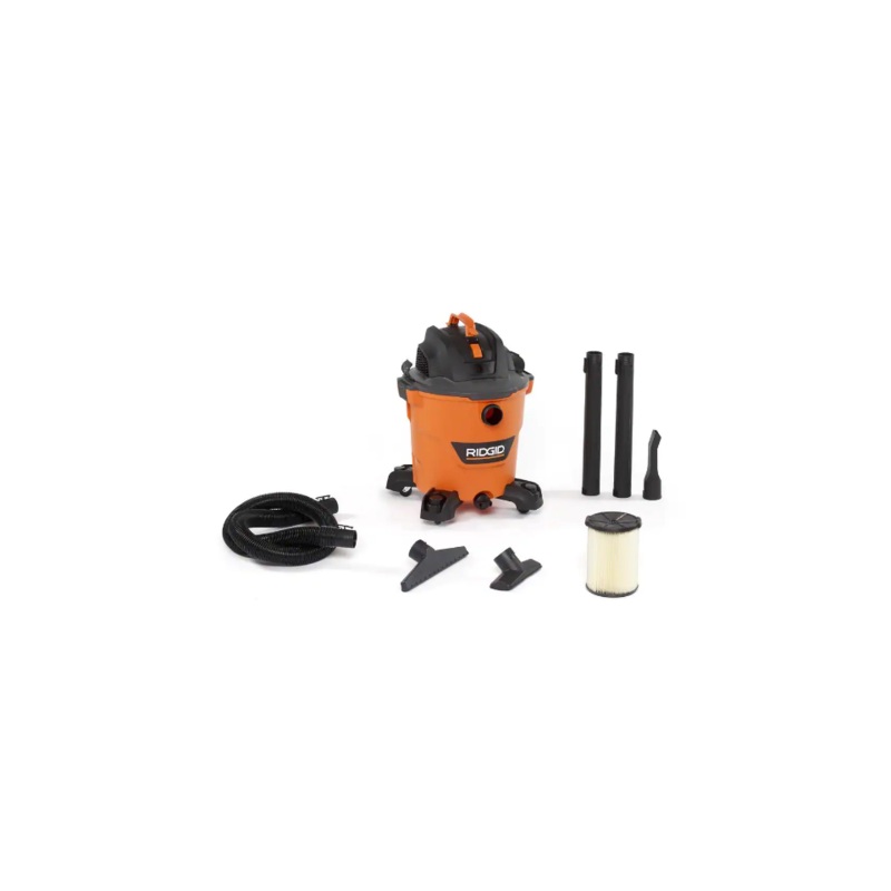 RIDGID HD1200 12 Gal. 5.0-Peak HP NXT Wet/Dry Shop Vacuum with Filter, Hose and Accessories
