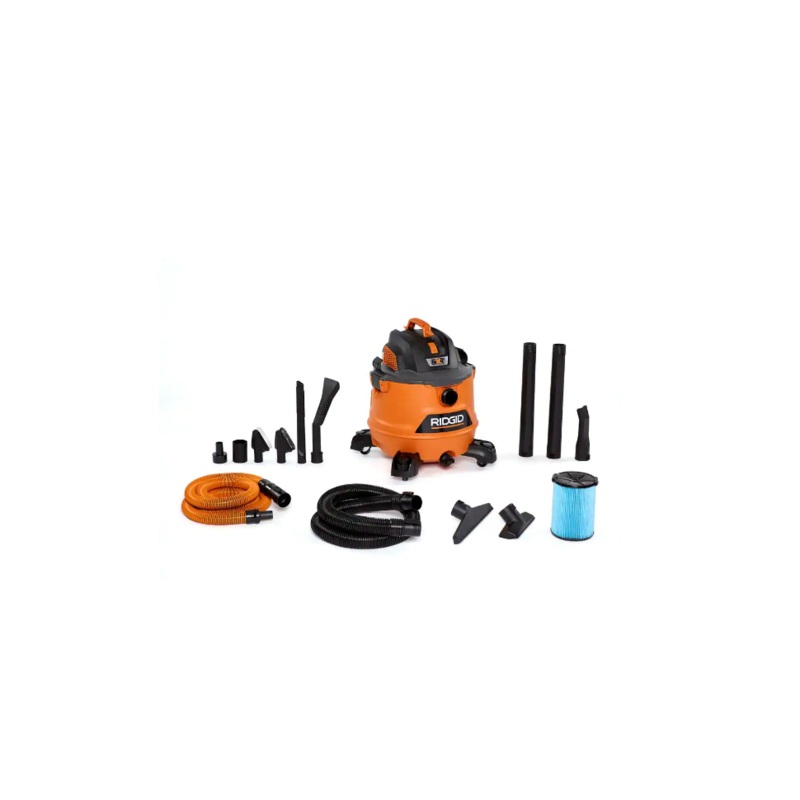 RIDGID HD1401 14 Gal. 6.0-Peak HP NXT Wet/Dry Shop Vacuum with Fine Dust Filter, Hose, Accessories and Premium Car Cleaning Kit