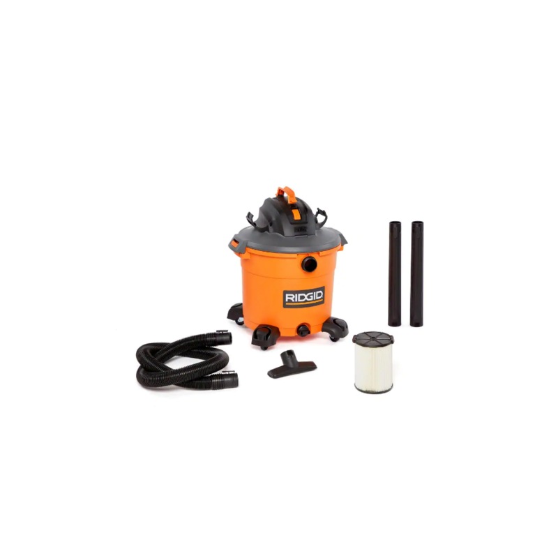 RIDGID HD1640 16 Gal. 5.0-Peak HP NXT Wet/Dry Shop Vacuum with Filter, Hose and Accessories
