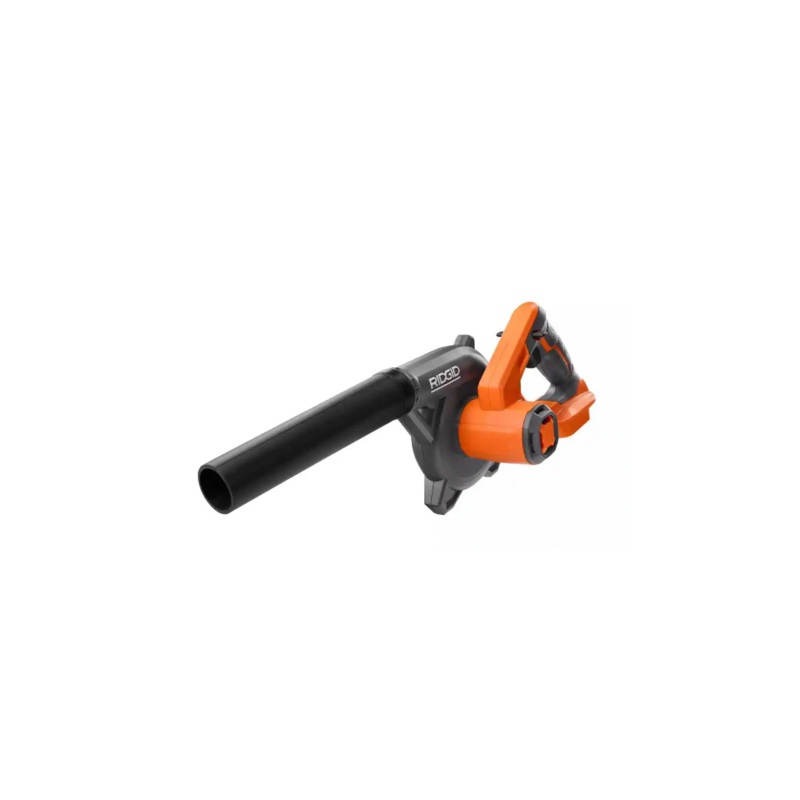 RIDGID R86043B 18V Lithium-Ion Cordless Compact Jobsite Blower with Inflator/Deflator Nozzle