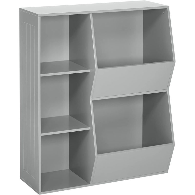 RiverRidge  Gray Composite Kids Bookcase (30.13-in W x 36.69-in H x 13.75-in D)