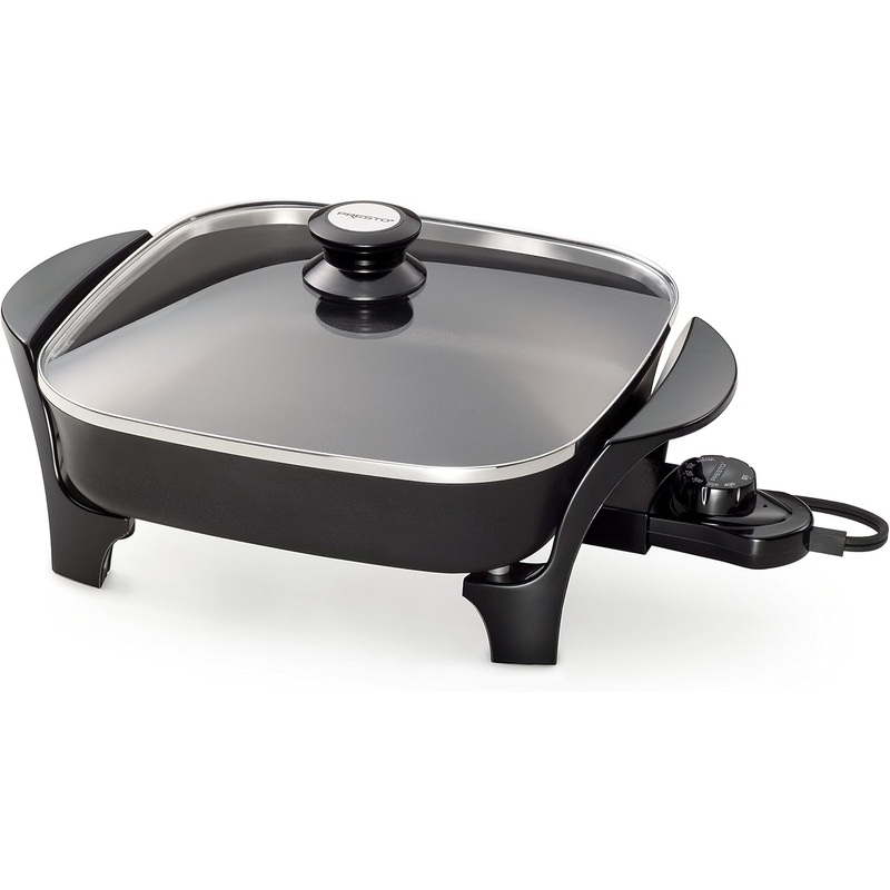 Presto 06626 11 inch Electric Skillet w/glass lid