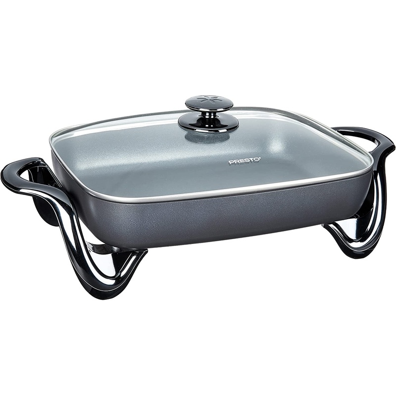 Presto 06852 16-Inch Electric Skillet with Glass Cover