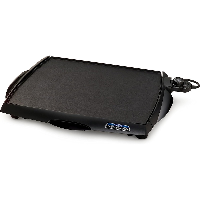 Presto 07046 Tilt n Drain Big Griddle Cool-Touch Electric Griddle